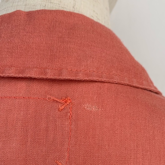 Light coral pink linen dress from Malvin Germany - Picture 10 of 11